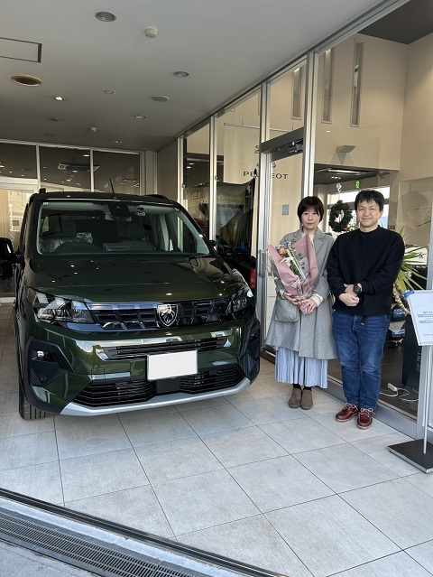 PEUGEOT RIFTER ご納車式♪