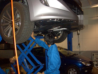 点検中