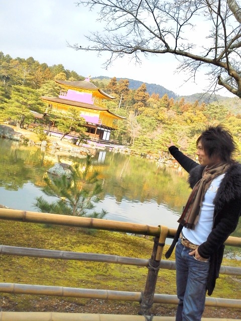 金閣寺へ