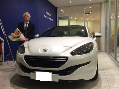 RCZ ご納車させていただきました