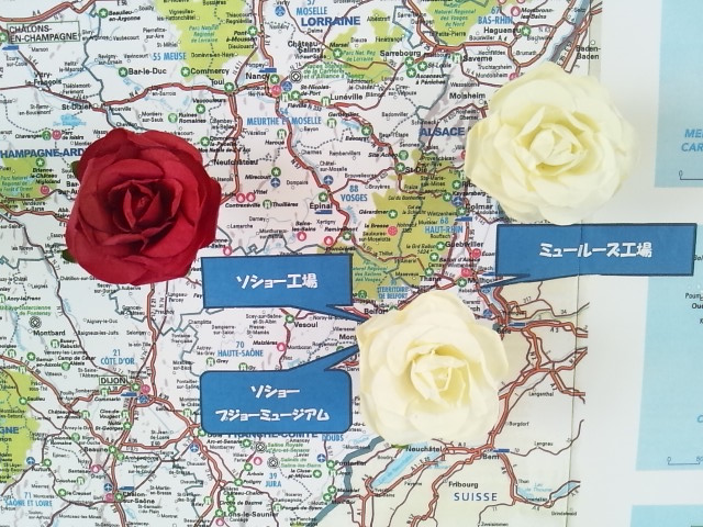 ☆プジョー☆France・map☆