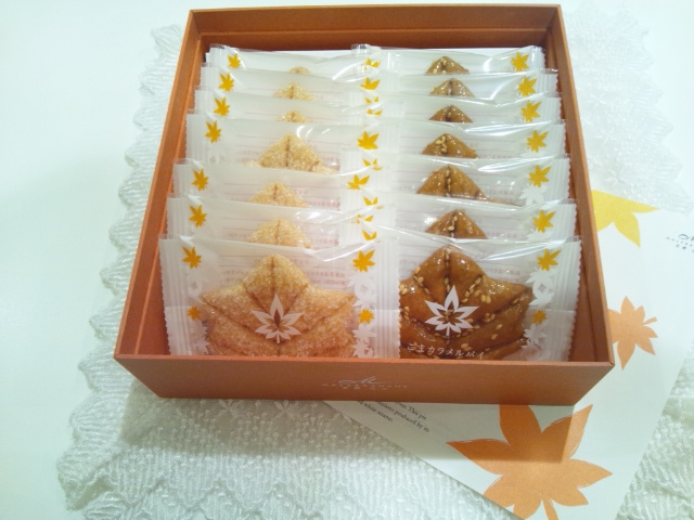 季節のお菓子ありがとうございました♪