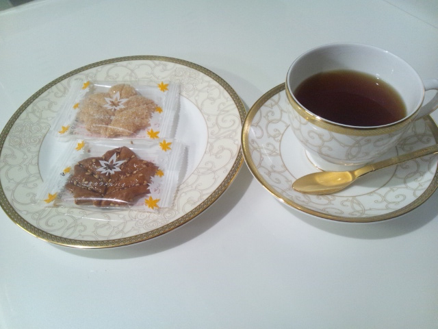 季節のお菓子ありがとうございました♪