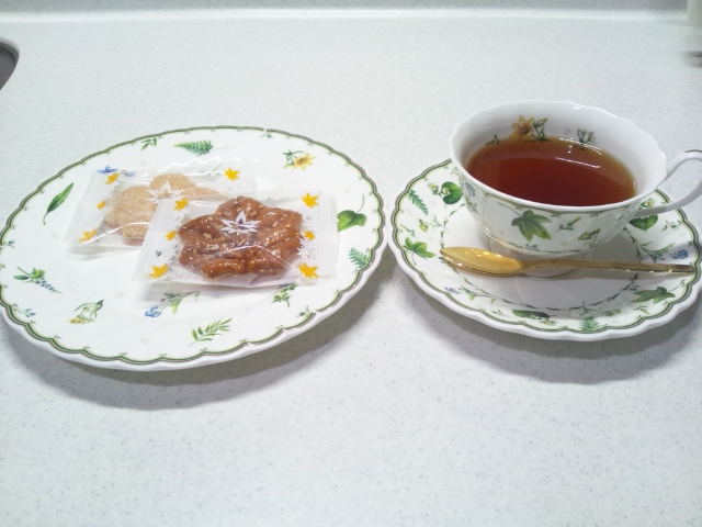 季節のお菓子ありがとうございました♪