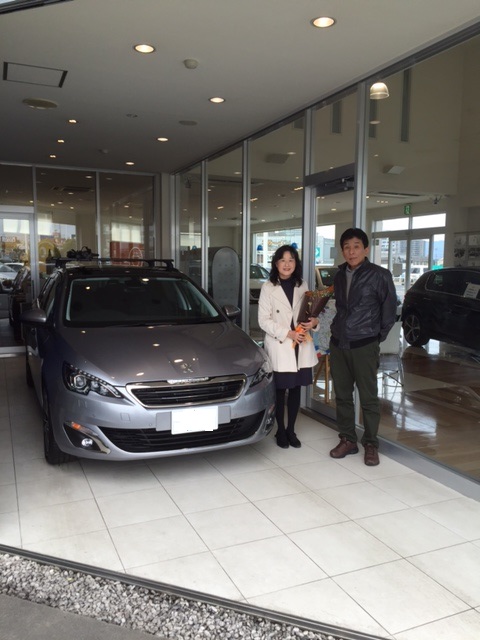 ★PEUGEOT308SWアルタンス・グレーご納車させていただきました★