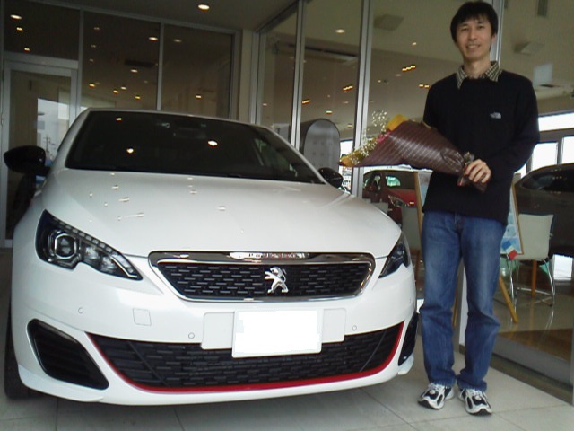 ３０８GTI270By 納車させて頂きました！！