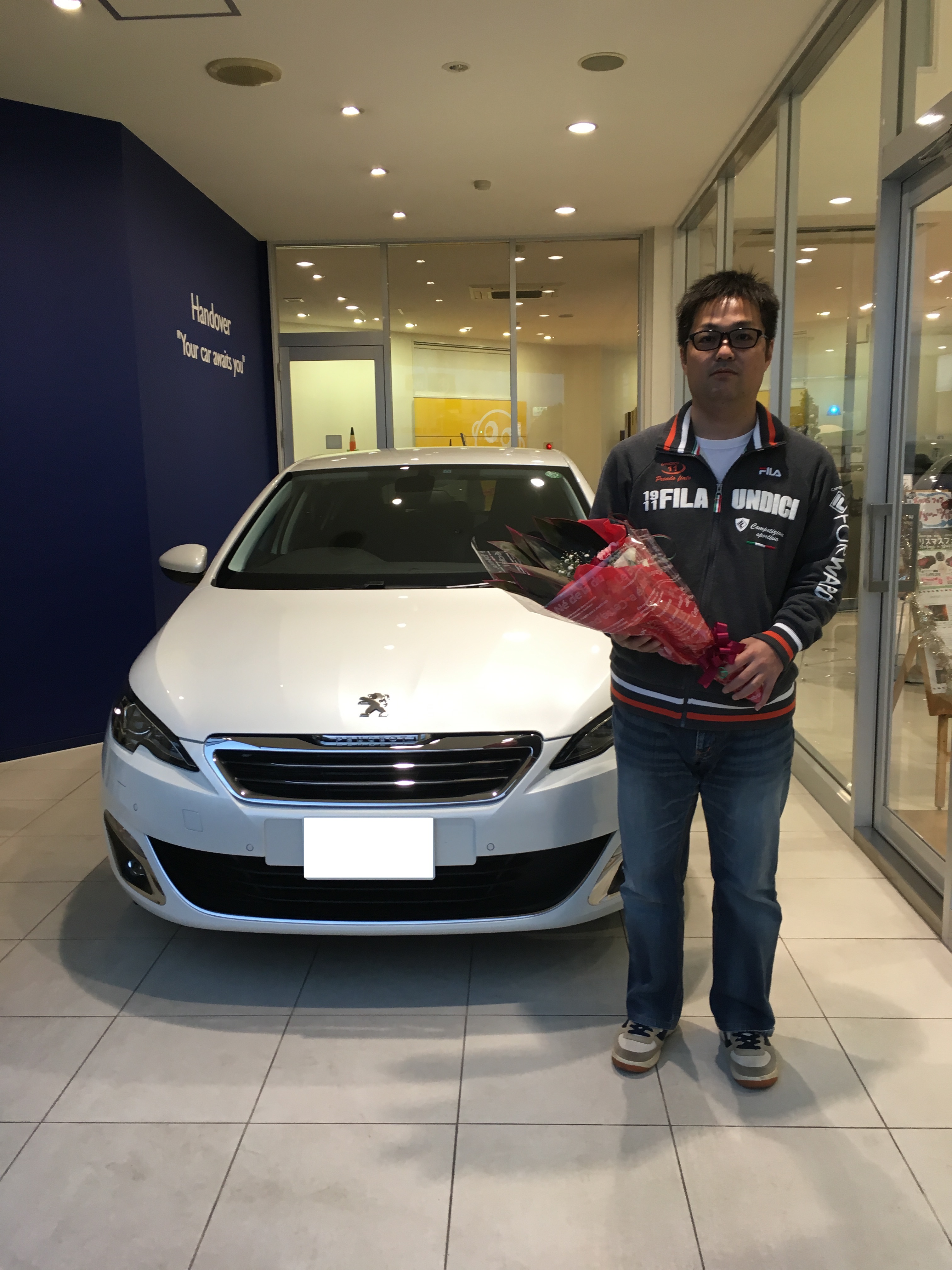 PEUGEOT 308 Allure Blue HDi ご納車させていただきました