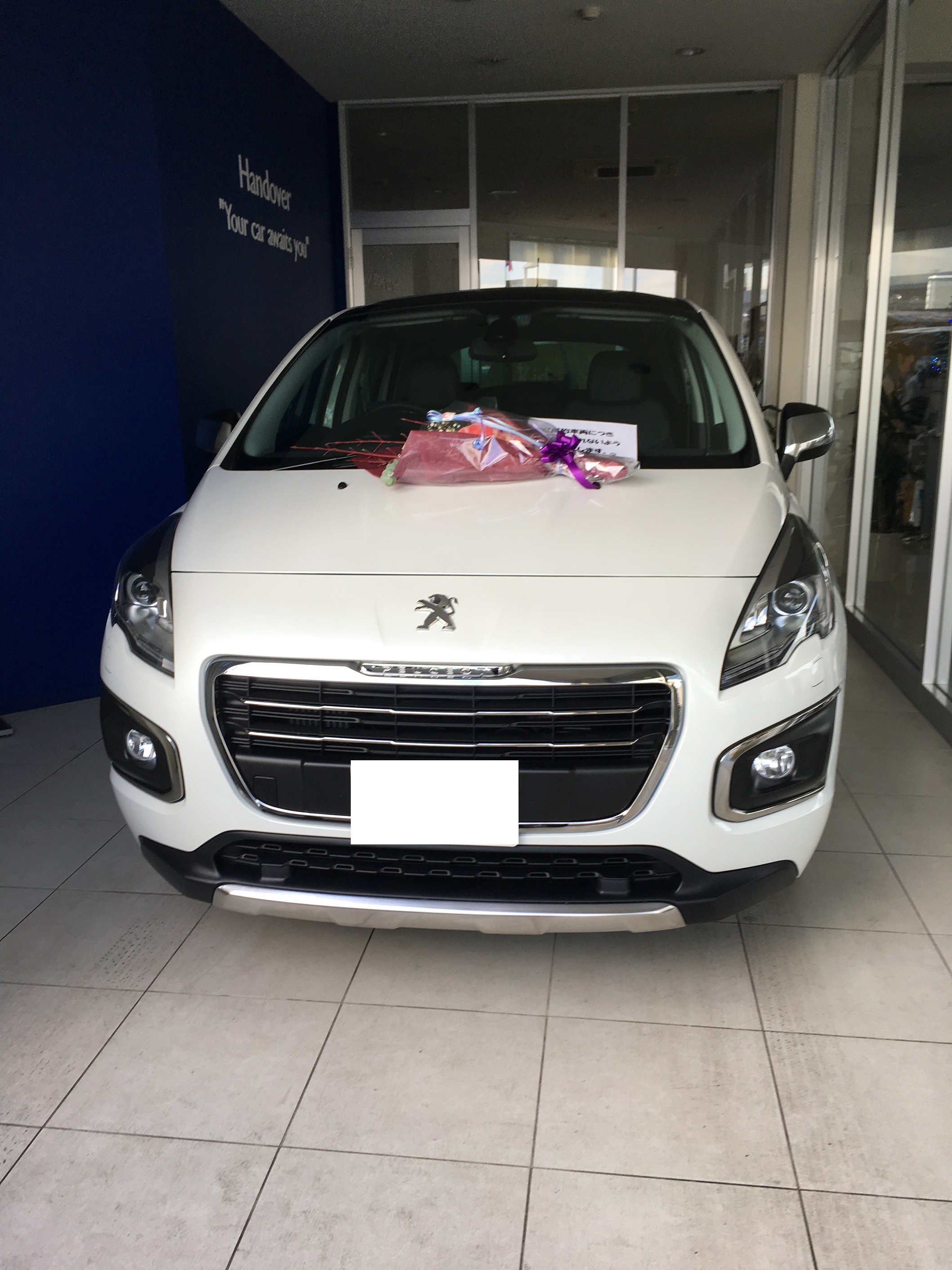 PEUGEOT　3008　Allure　ご納車しました♪♪♪