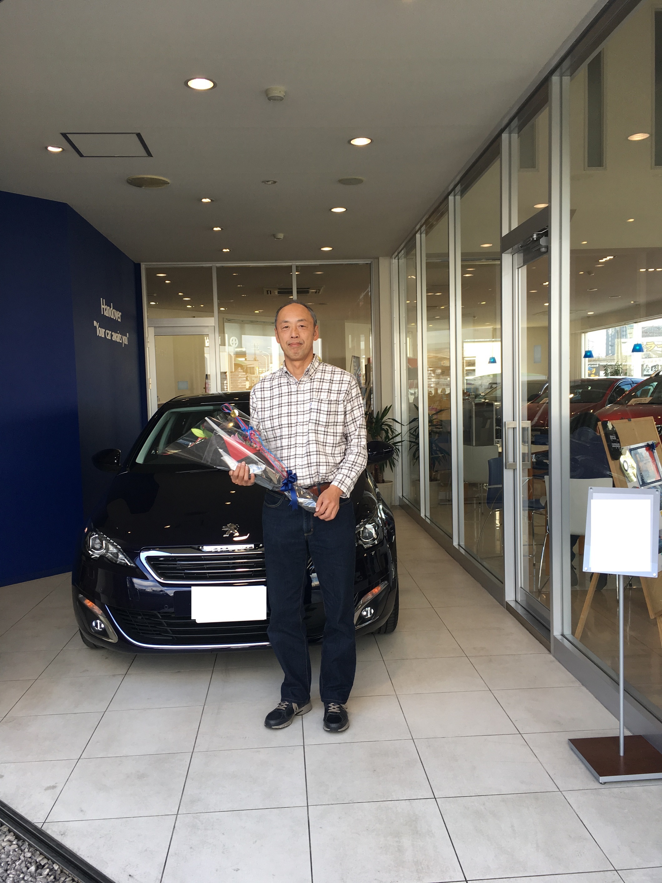 PEUGEOT　308　Allure　ダークブルーご納車させていただきました♪♪♪