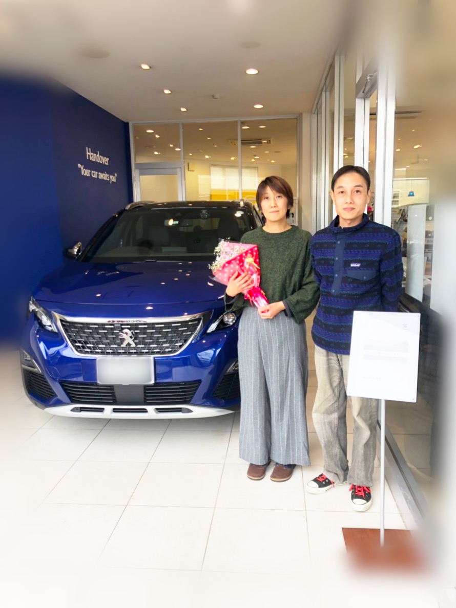 3008 GT BlueHDi ご納車致しました！