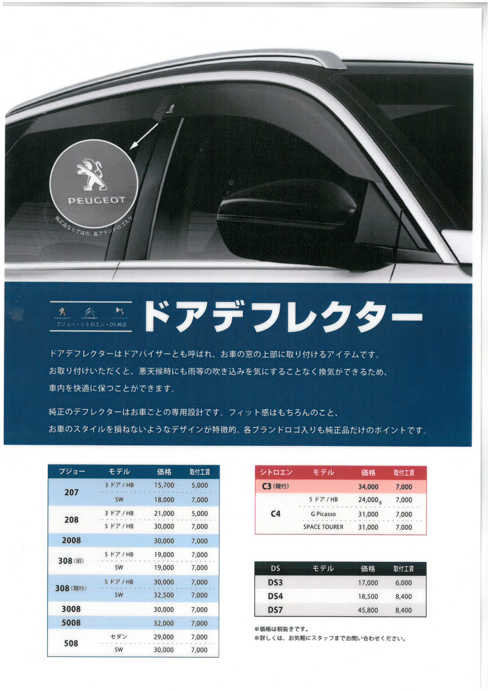 ドアディフレクター