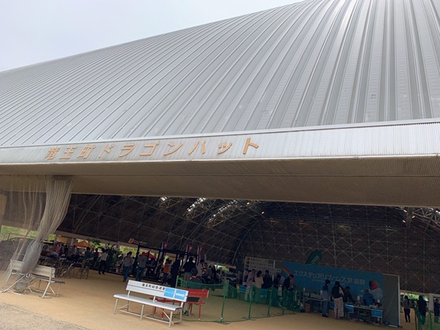 出張展示会の会場から♫