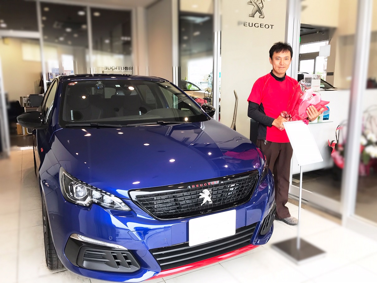 308 GTi by Peugeot Sport ご納車いたしました！