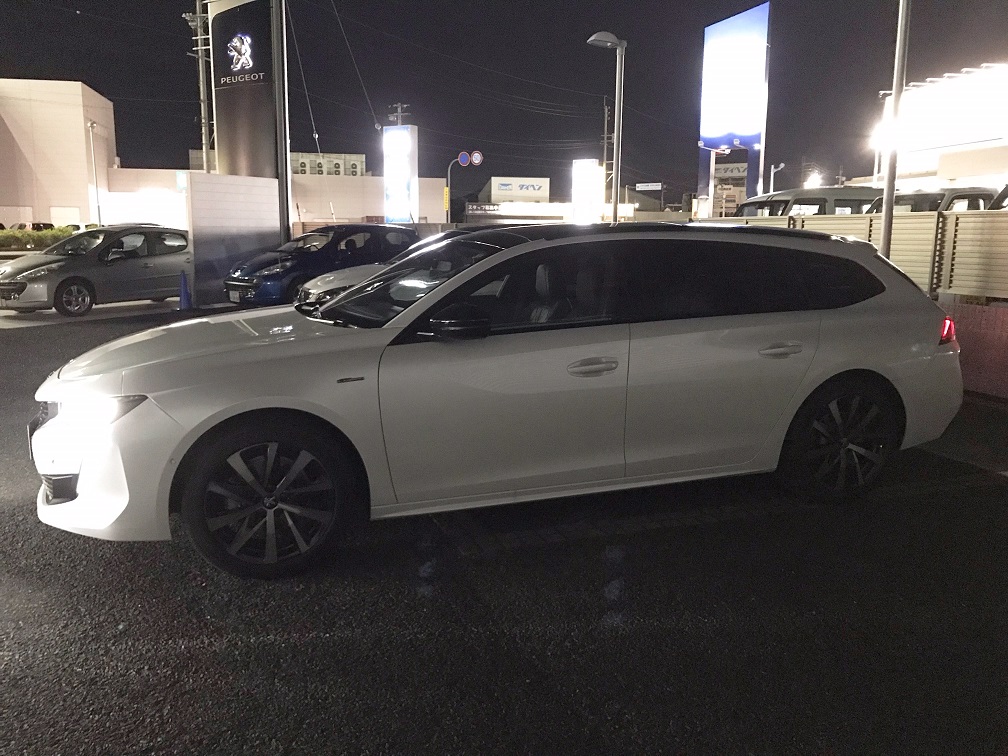 夜に見る508SW