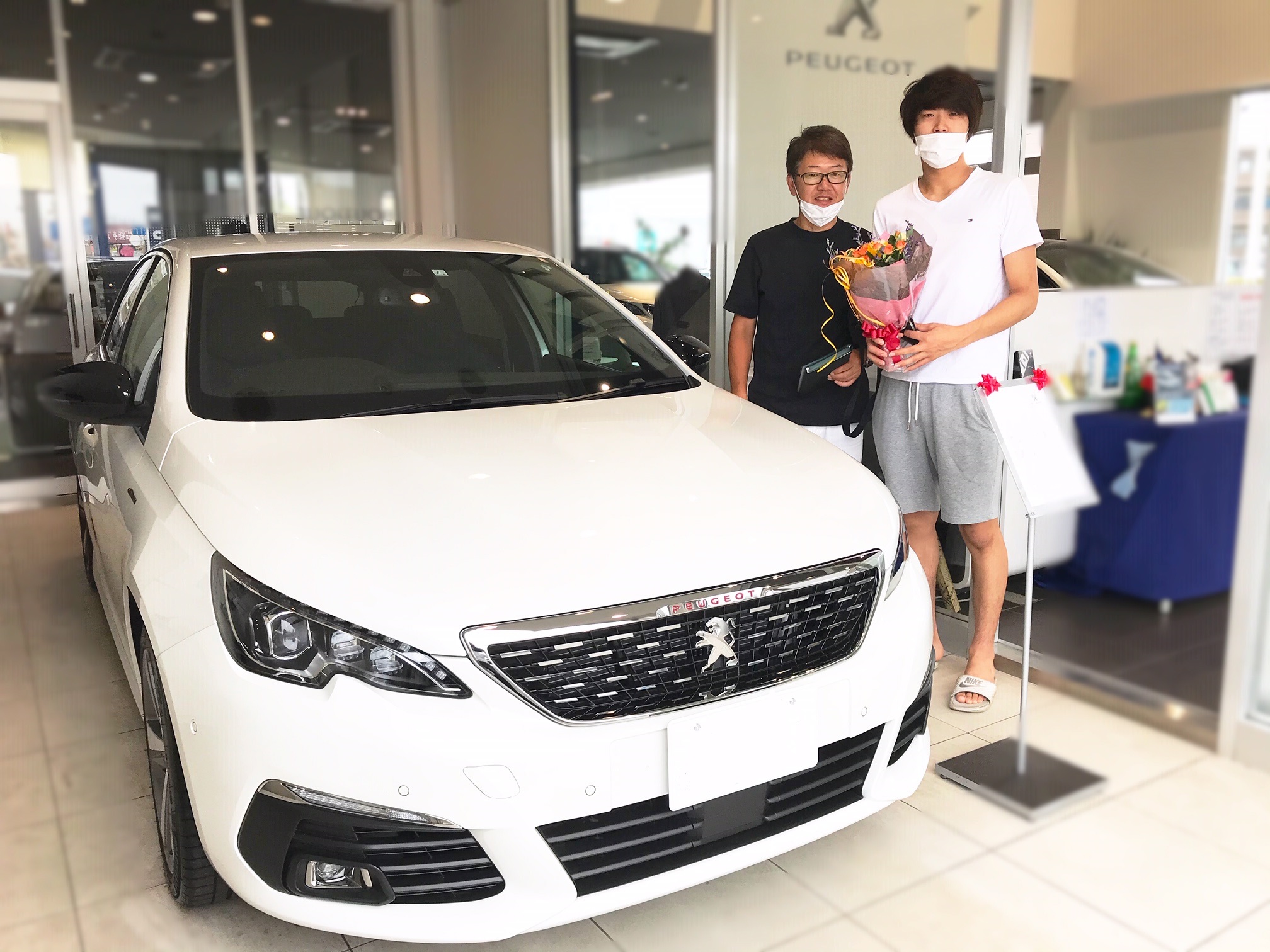 308 GT Line BlueHDiご納車致しました！