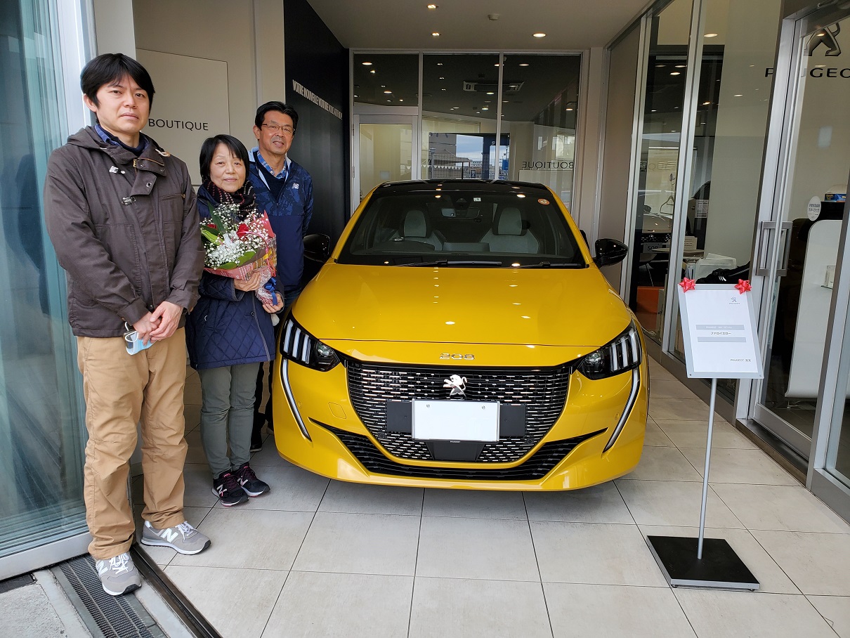 PEUGEOT 208 ご納車