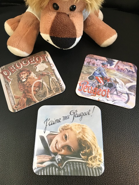 PEUGEOTオリジナルコースター♪