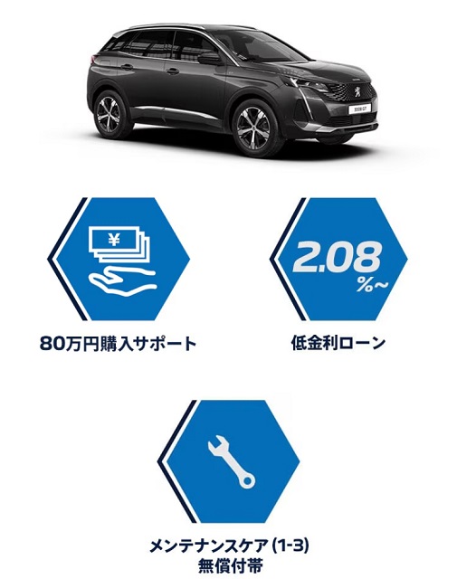 🚘3008購入検討中の方に朗報です👐