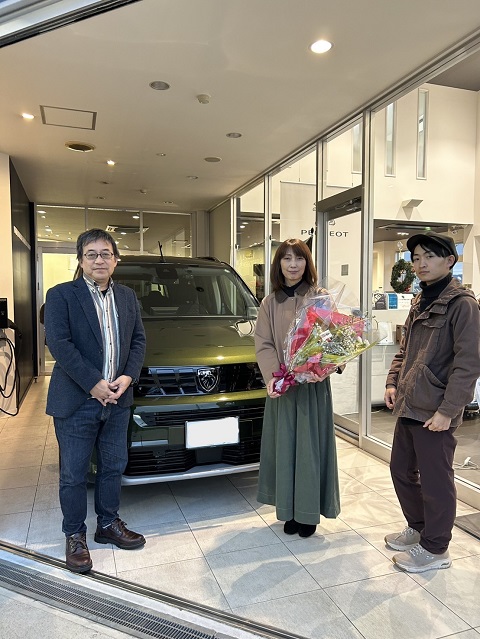 PEUGEOT RIFTER ご納車式♪