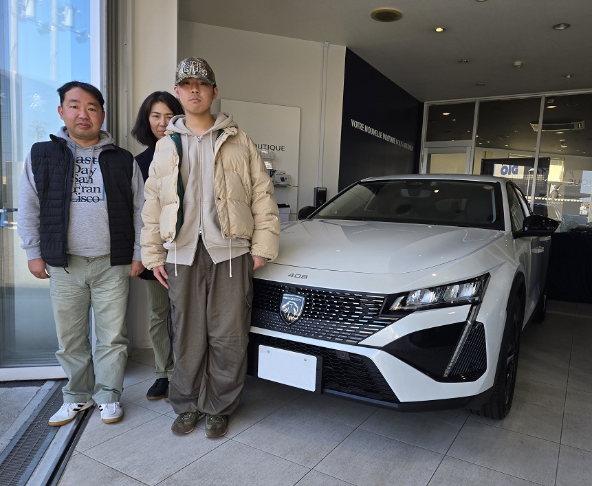 PEUGEOT 408 御納車