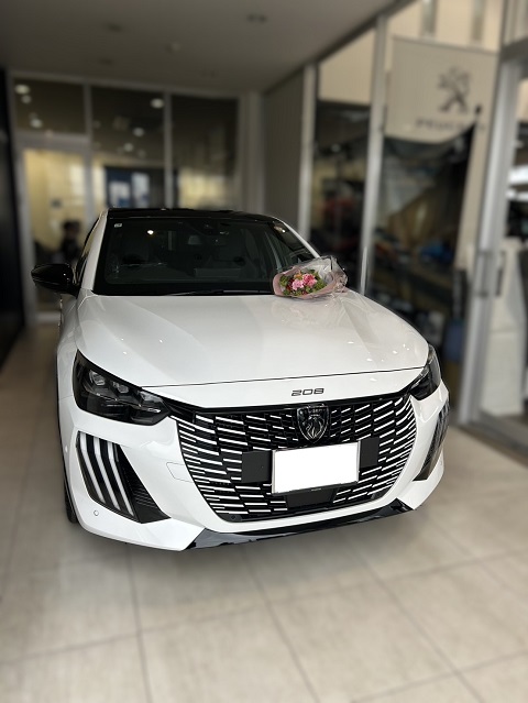 PEUGEOT 208 ご納車式♪