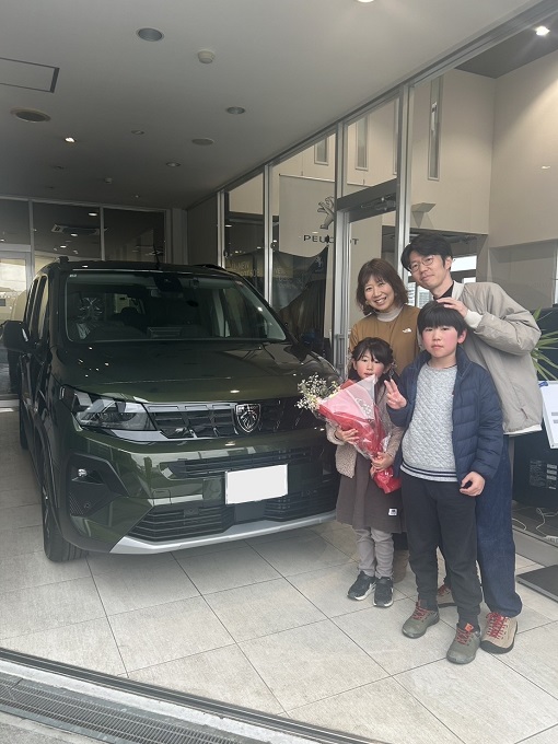 PEUGEOT RIFTER ご納車式♪