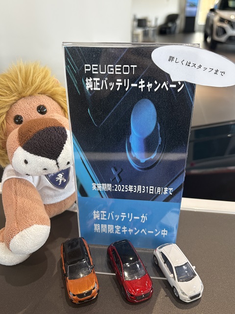 純正バッテリーキャンペーン⚡