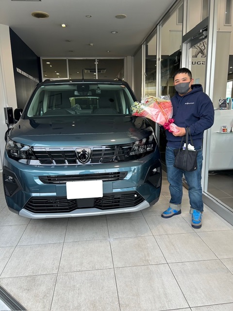 PEUGEOT RIFTER ご納車式♪