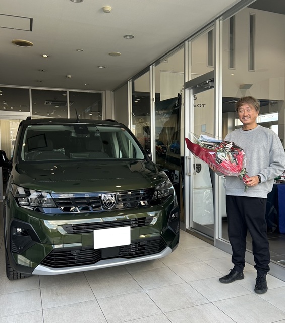 PEUGEOT RIFTER ご納車式♪