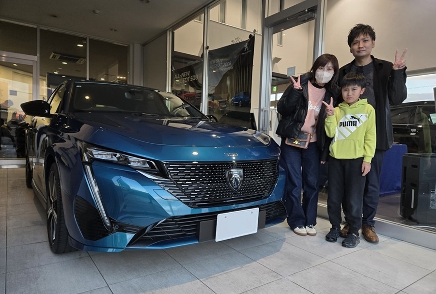 PEUGEOT 308 御納車！
